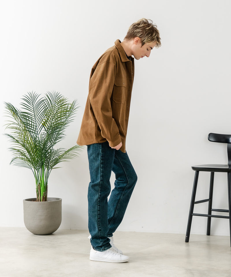 スタンダードストレート E403-86 アーミーグリーン インターナショナルベーシック【EDWIN/エドウィン 403】