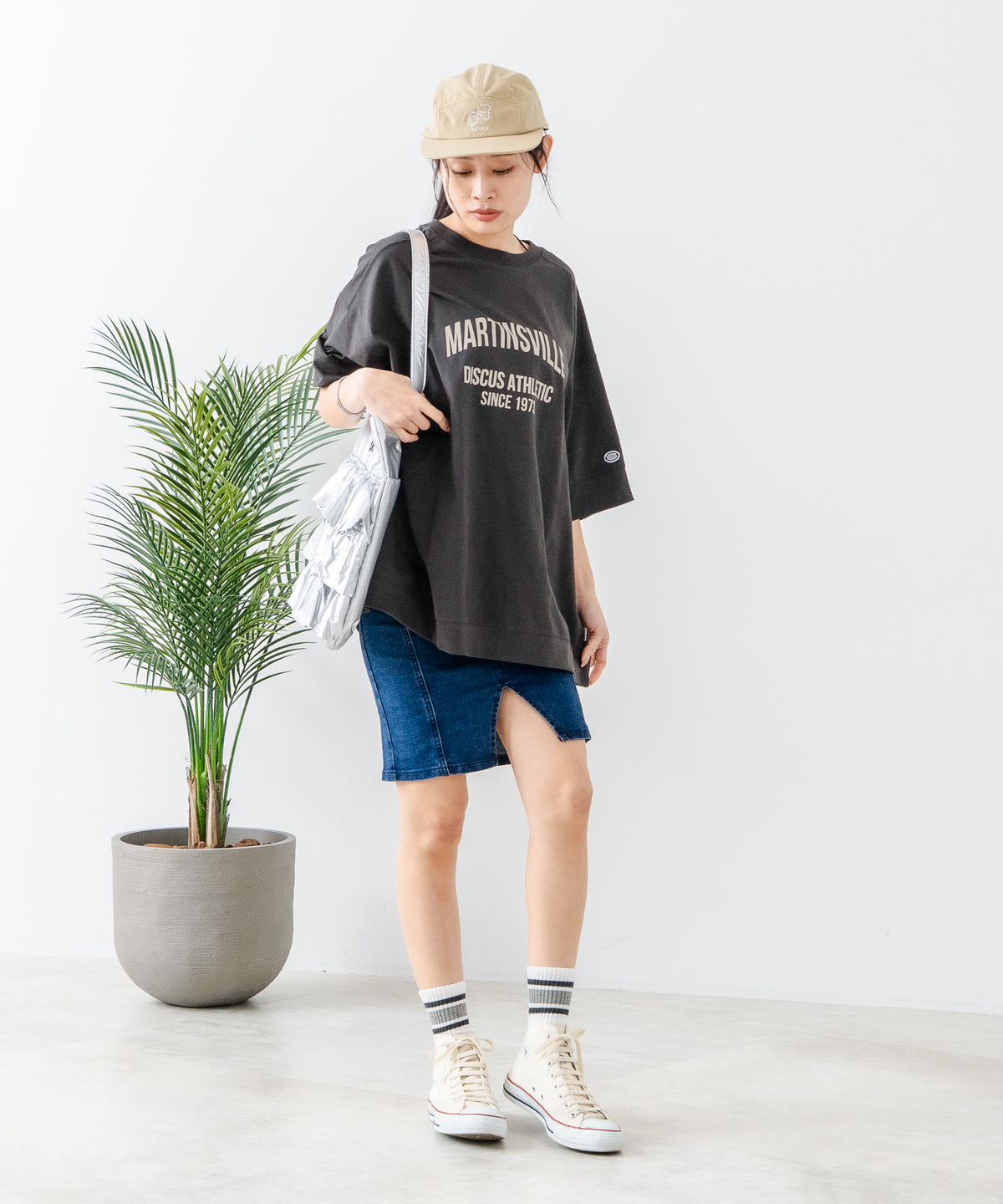 DISCUS/ディスカス】ヘビーウェイトロゴBIGTシャツ 程よいルーズ