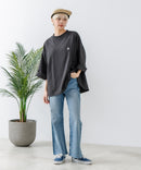 【BEVERLY HILLS POLO CLUB/ビバリーヒルズポロクラブ】ミニ裏毛 ロールアップTシャツ zo