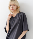 【HEAT BLOCKER/ヒートブロッカー】【まるで着る日傘！遮熱＆UVカット】コットンライク VネックTシャツ 吸水速乾 アンチピリング イージーケア ユニセックス