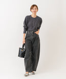 【HANES/ヘインズ】【長めの着丈は気になる腰周りをすっきりカバー】HANES Thermal for HER サーマルヘンリーロンＴ 長袖 無地 シンプル ドロップショルダー リングドット使い ヘムライン ❘ジーンズメイト公式オンラインショップ