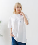 【SAVIER/サビアー】×【ZERO STAIN/ゼロステイン】【LAロゴ立体刺繍】コラボ ポケット付き Tシャツ オーバーサイズ 汗染み防止 ストリート・スケーター