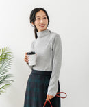 【C-FORT POINT/フォートポイント】リブボトルネック ニットプルオーバー