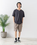 【HEAT BLOCKER/ヒートブロッカー】【まるで着る日傘！遮熱＆UVカット】コットンライク キーネックTシャツ 吸水速乾 アンチピリング イージーケア ユニセックス