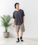 【HEAT BLOCKER/ヒートブロッカー】【まるで着る日傘！遮熱＆UVカット】コットンライク キーネックTシャツ 吸水速乾 アンチピリング イージーケア ユニセックス