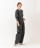 【HANES/ヘインズ】【長めの着丈は気になる腰周りをすっきりカバー】HANES Thermal for HER サーマルヘンリーロンＴ 長袖 無地 シンプル ドロップショルダー リングドット使い ヘムライン ❘ジーンズメイト公式オンラインショップ