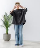 【BEVERLY HILLS POLO CLUB/ビバリーヒルズポロクラブ】ミニ裏毛 ロールアップTシャツ zo