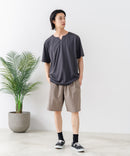 【HEAT BLOCKER/ヒートブロッカー】【まるで着る日傘！遮熱＆UVカット】コットンライク キーネックTシャツ 吸水速乾 アンチピリング イージーケア ユニセックス