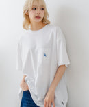 【SAVIER/サビアー】×【ZERO STAIN/ゼロステイン】【LAロゴ立体刺繍】コラボ ポケット付き Tシャツ オーバーサイズ 汗染み防止 ストリート・スケーター