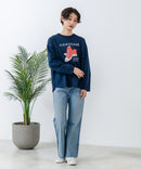 【CONVERSE/コンバース】シューズモチーフワイドスウェット