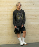 ピグメント加工 ヴィンテージライクプリントロンT 90s 古着 ロックT