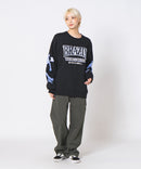 ビックシルエット クルーネック グラフィック  トレーナー レディース 4031 DESERT SPORTSWEAR デザートスポーツウェア