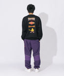 裏起毛 バック刺繍＆プリント クルーネックスウェット THRASHER スラッシャー　