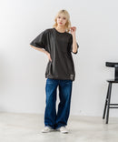 【OUTDOOR EXCHANGE/アウトドアエクスチェンジ】×【ZERO STAIN/ゼロステイン】コラボ 裾ドローコード 胸ポケット Tシャツ