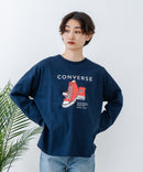 【CONVERSE/コンバース】シューズモチーフワイドスウェット