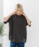 【OUTDOOR EXCHANGE/アウトドアエクスチェンジ】×【ZERO STAIN/ゼロステイン】コラボ 裾ドローコード 胸ポケット Tシャツ
