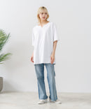 【HEAT BLOCKER/ヒートブロッカー】【まるで着る日傘！遮熱＆UVカット】コットンライク キーネックTシャツ 吸水速乾 アンチピリング イージーケア ユニセックス