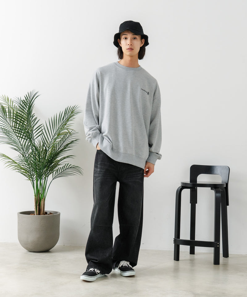 【BRKNHOME/ブロークンホーム】スプレープリント スウェットトレーナー