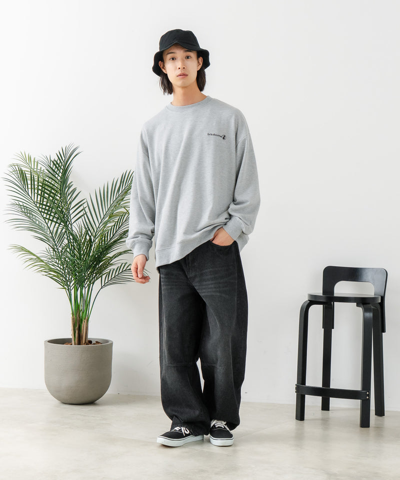 【BRKNHOME/ブロークンホーム】スプレープリント スウェットトレーナー