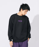 裏起毛 バック刺繍＆プリント クルーネックスウェット THRASHER スラッシャー　