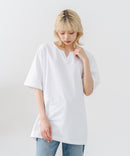【HEAT BLOCKER/ヒートブロッカー】【まるで着る日傘！遮熱＆UVカット】コットンライク キーネックTシャツ 吸水速乾 アンチピリング イージーケア ユニセックス