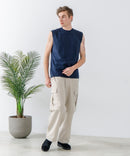 クルーネックノースリーブ 防汚 ＵＶカット	【汗染みの目立ちにくいTシャツ ZEROSTAIN/ゼロステイン】