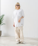 【OUTDOOR EXCHANGE/アウトドアエクスチェンジ】×【ZERO STAIN/ゼロステイン】コラボ 裾ドローコード 胸ポケット Tシャツ
