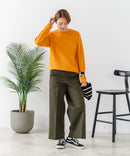 【C-FORTPOINT/フォートポイント】【抜群の伸縮性を誇るフライス素材を使用】ストレッチフライスクルーネックロンT カットソー 柔らかい レイヤード シンプル オンオフ