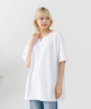 【HEAT BLOCKER/ヒートブロッカー】【まるで着る日傘！遮熱＆UVカット】コットンライク キーネックTシャツ 吸水速乾 アンチピリング イージーケア ユニセックス