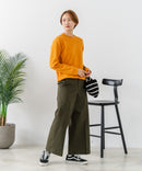 【C-FORTPOINT/フォートポイント】【抜群の伸縮性を誇るフライス素材を使用】ストレッチフライスクルーネックロンT カットソー 柔らかい レイヤード シンプル オンオフ