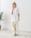【OUTDOOR EXCHANGE/アウトドアエクスチェンジ】×【ZERO STAIN/ゼロステイン】コラボ 裾ドローコード 胸ポケット Tシャツ