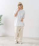 【OUTDOOR EXCHANGE/アウトドアエクスチェンジ】×【ZERO STAIN/ゼロステイン】コラボ 裾ドローコード 胸ポケット Tシャツ