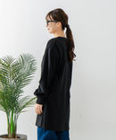 【FORT POINT/フォートポイント】梨地 ロングトッパーカーディガン