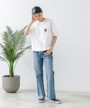 【CONVERSE/コンバース】ミニ裏毛 5分袖 スウェットトレーナー zo