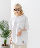 【OUTDOOR EXCHANGE/アウトドアエクスチェンジ】×【ZERO STAIN/ゼロステイン】コラボ 裾ドローコード 胸ポケット Tシャツ