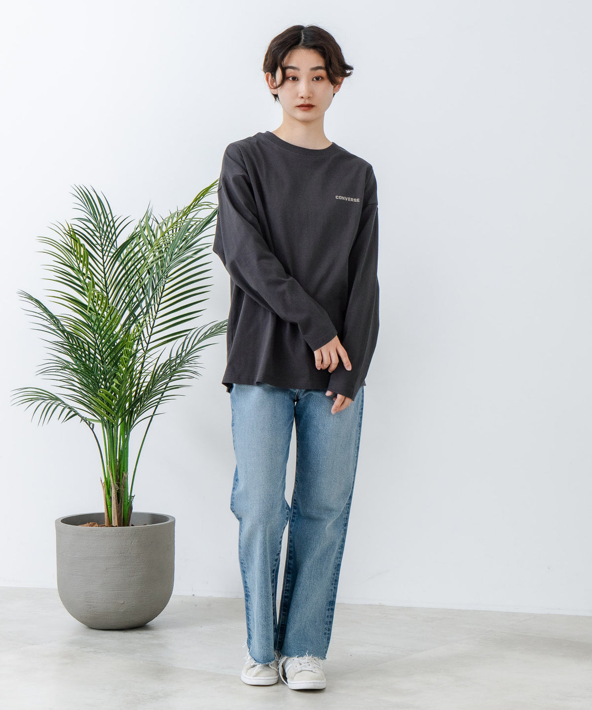 CONVERSE/コンバース】バックプリントロンT