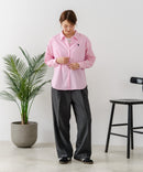 【U.S. POLO ASSN./ユーエスポロアッスン】ワンポイントロゴ刺繍 ブロードシャツ