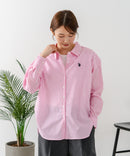 【U.S. POLO ASSN./ユーエスポロアッスン】ワンポイントロゴ刺繍 ブロードシャツ