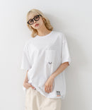 【OUTDOOR EXCHANGE/アウトドアエクスチェンジ】×【ZERO STAIN/ゼロステイン】コラボ 裾ドローコード 胸ポケット Tシャツ