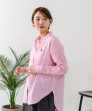 【U.S. POLO ASSN./ユーエスポロアッスン】ワンポイントロゴ刺繍 ブロードシャツ