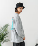 【BRKNHOME/ブロークンホーム】スプレープリント スウェットトレーナー