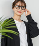 【FORT POINT/フォートポイント】梨地 ロングトッパーカーディガン