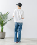 【CONVERSE/コンバース】ミニ裏毛 5分袖 スウェットトレーナー zo