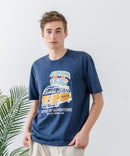 ZEROSTAIN プリントTシャツ 汗染みの目立ちにくいTシャツ 防汚 ＵＶカット ワーゲンバスライク フィッシング 釣り トラウト