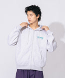 THRASHER スラッシャー 裏起毛 胸刺繍 フード刺繍 フルジップフーディー ジップパーカー