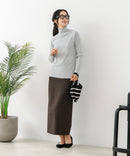 【C-FORT POINT/フォートポイント】リブハイネック ニットプルオーバー