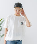 【CONVERSE/コンバース】ミニ裏毛 5分袖 スウェットトレーナー zo