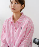 【U.S. POLO ASSN./ユーエスポロアッスン】ワンポイントロゴ刺繍 ブロードシャツ