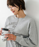 【C-FORT POINT/フォートポイント】裏毛 リメイク風 スウェットトレーナー