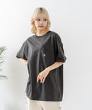 【SAVIER/サビアー】×【ZERO STAIN/ゼロステイン】【LAロゴ立体刺繍】コラボ ポケット付き Tシャツ オーバーサイズ 汗染み防止 ストリート・スケーター